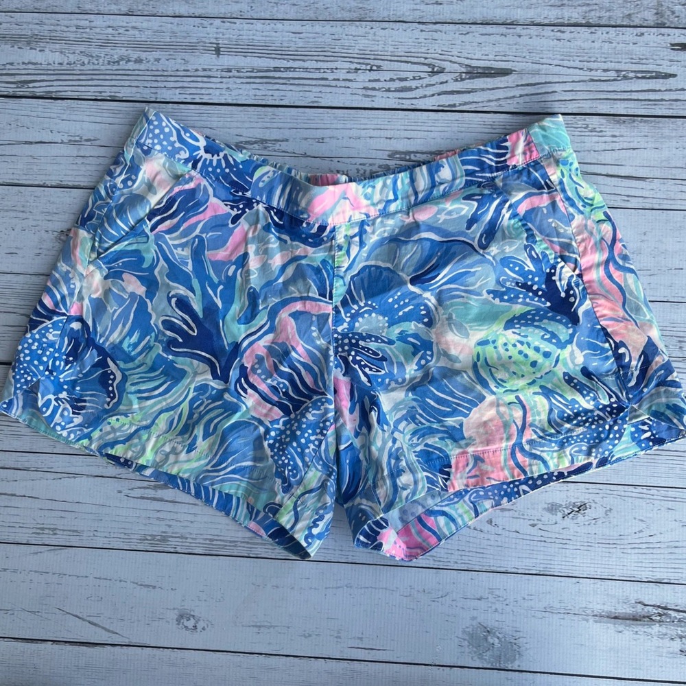 Lilly Pulitzer Shorts Small Coastal Nautical Resortwear Beachy Preppy Designer